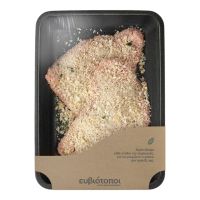 Σνίτσελ Βόειο παναρισμένα σε πάνκο και παρμεζάνα