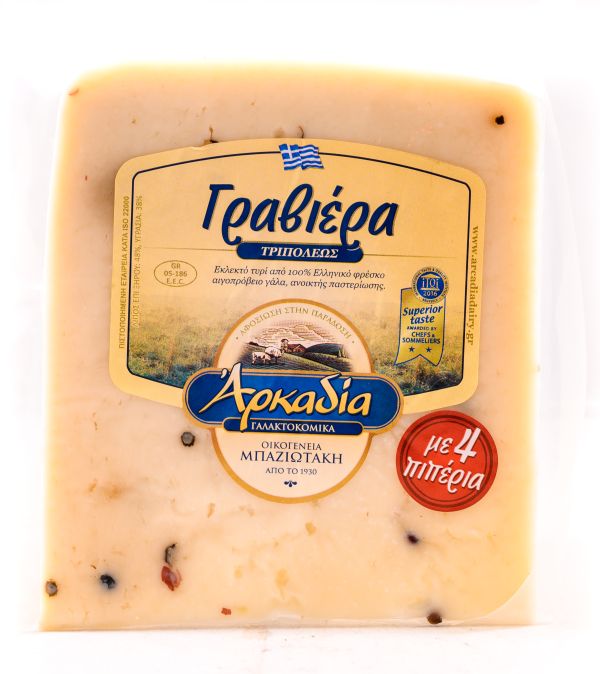 Organic Graviera Cheese with Pepper