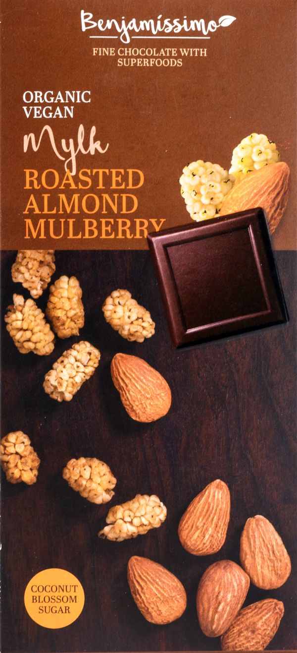 Chocolate Roasted Almonds and White Berries BIO