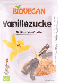 Βιολογική Καστανή Ζάχαρη με Βανίλια Βourbon Μαδαγασκάρης