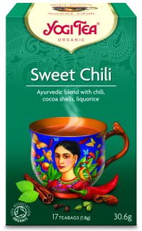 Yogi Τea Sweet Chili - Ρόφημα για Ενέργεια και Συγκέντρωση ΒΙΟ