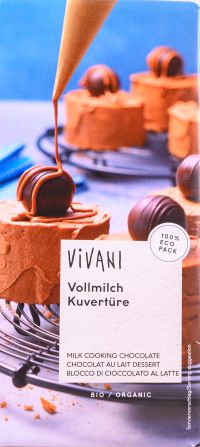 Κουβερτούρα Γάλακτος ΒΙΟ