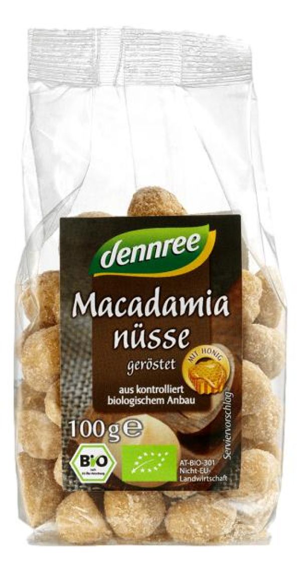 Μακαντέμια Ψημένα με Μέλι