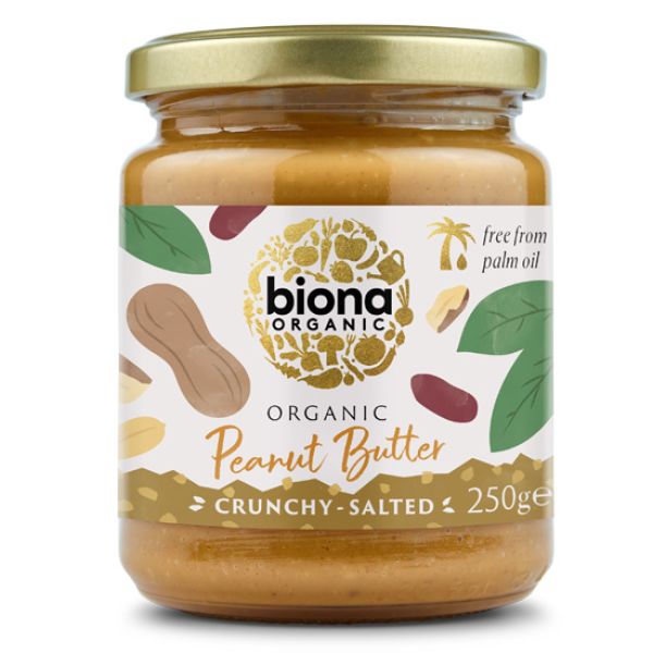Φυστικοβούτυρο Crunchy με Θαλασσινό Αλάτι BIO