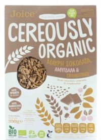 Δημητριακά με Μαύρη Σοκολάτα, Αμύγδαλα & Cranberry BIO