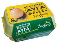 Βιολογικά Αυγά 6αδα (Ελευθέρας Βοσκής)