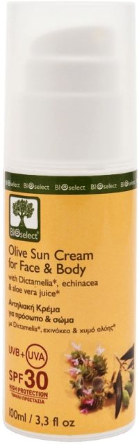 Αντηλιακό Γαλάκτωμα SPF 30 (για Πρόσωπο & Σώμα) - Υψηλή Προστασία