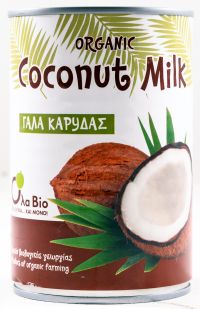 Βιολογικό Γάλα Καρύδας σε μεταλλική συσκευασία