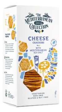 Κράκερ Τυριού Χωρίς Γλουτένη με Θαλασσινό Αλάτι