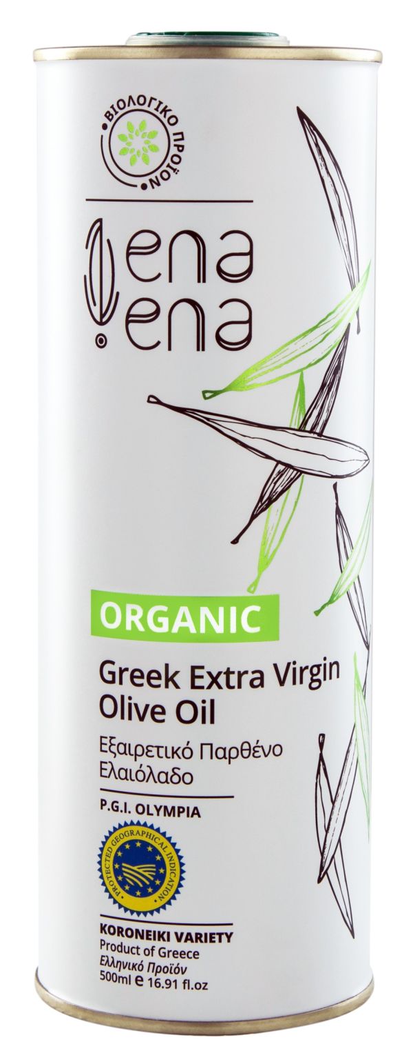 Organic Extra Virgin Olive Oil PDO Olympia