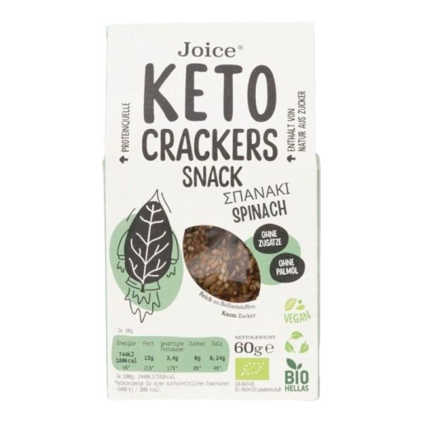 Keto Spinach Crackers