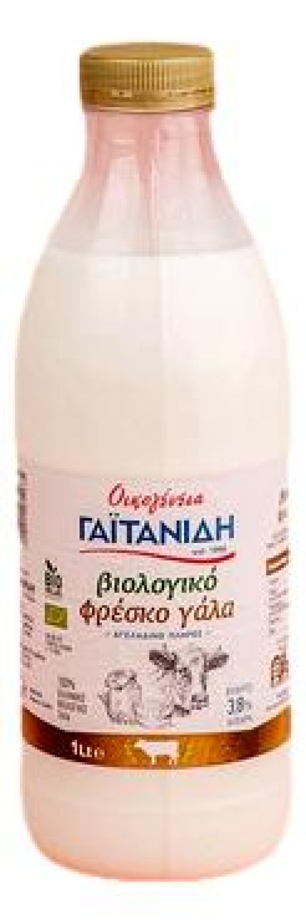 Γάλα Πλήρες Αγελαδινό 3,8%
