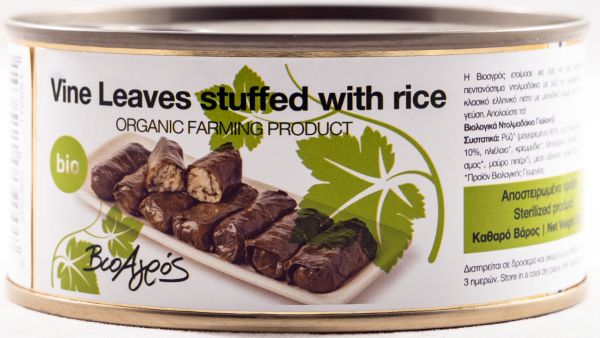 Stuffed Grape Leaves with Rice 