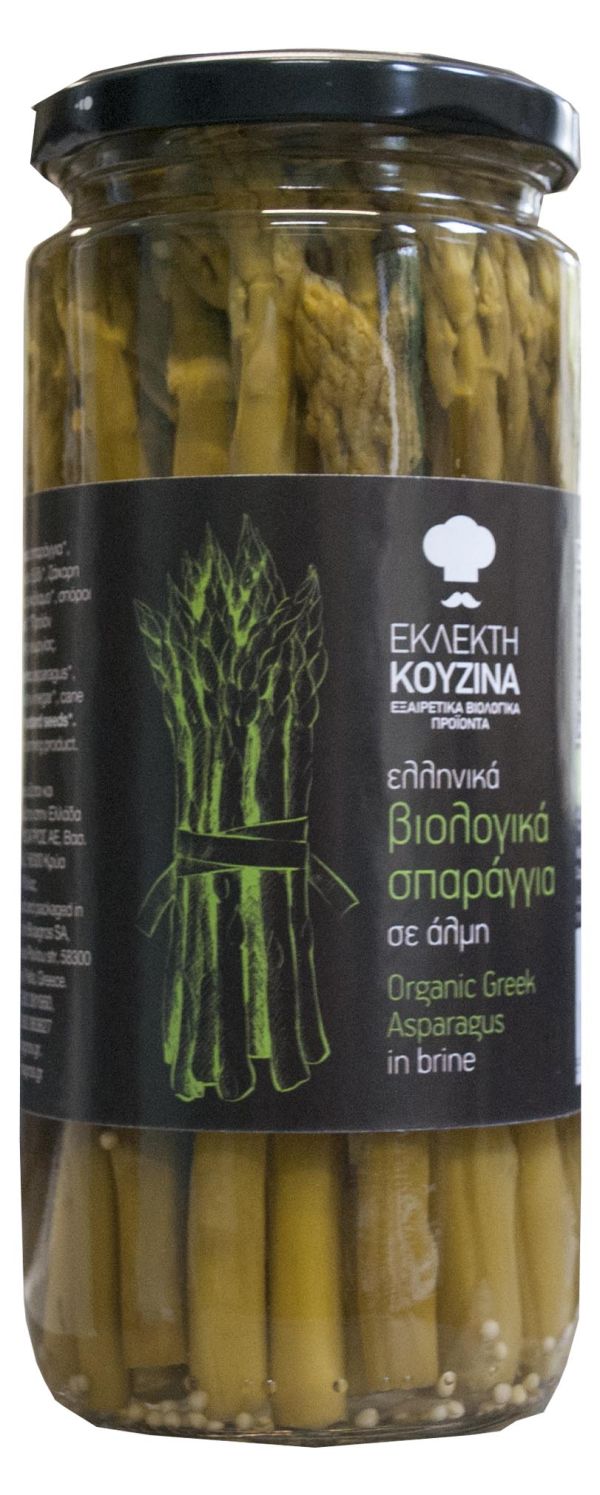 Organic Asparagus in Jar