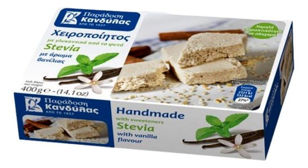 Χαλβάς με Stevia (άρωμα βανίλια)