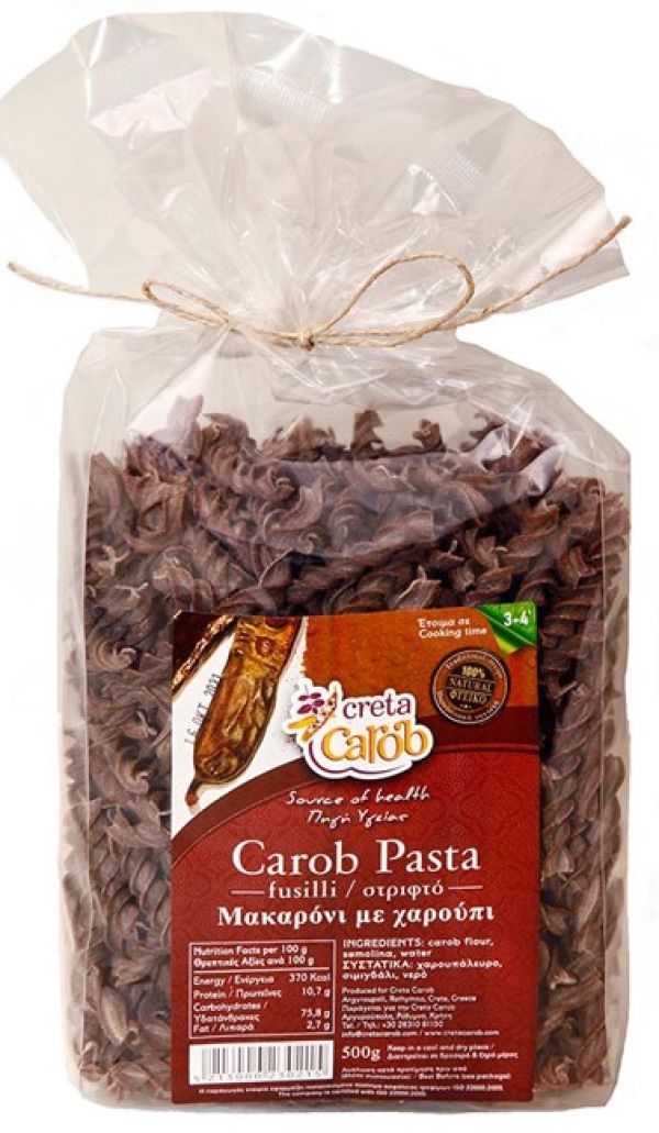 Organic Carob Twisted Macaroni