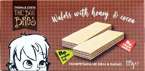 Organic Honey Cocoa Wafers