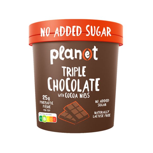 Παγωτό Triple Chocolate With Cacao Nibs (No Sugar)