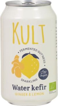 Κεφίρ Νερού με Γεύση Τζίντζερ & Λεμόνι