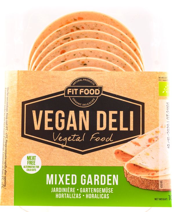 Vegetarian sausage slices - Mixed garden