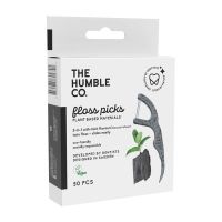 Οδοντικό Νήμα με Λαβή - Ενεργό Άνθρακα Και Γεύση Μέντα