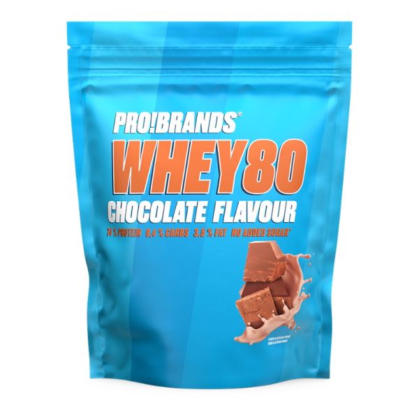 Πρωτείνη Whey 80 με γεύση σοκολάτα