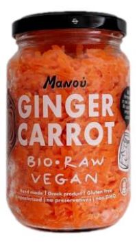 Τουρσί Καρότο Ginger Απαστερίωτο ΒΙΟ