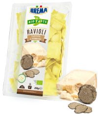 Βιολογικά Φρέσκα Ραβιόλι με Τρούφα και Τυρί