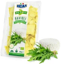 Φρέσκα Ραβιόλι με Ρικότα και Ρόκα BIO