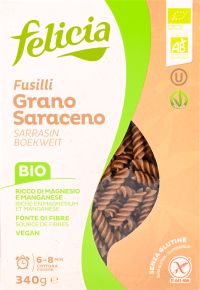 Ζυμαρικά Fusilli από Φαγόπυρο ΒΙΟ
