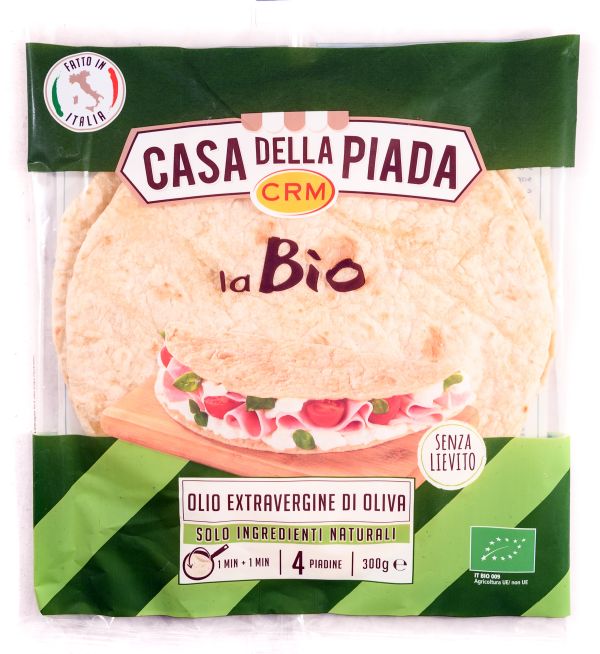 Organic Italian Yeast-Free Piadina Flatbread