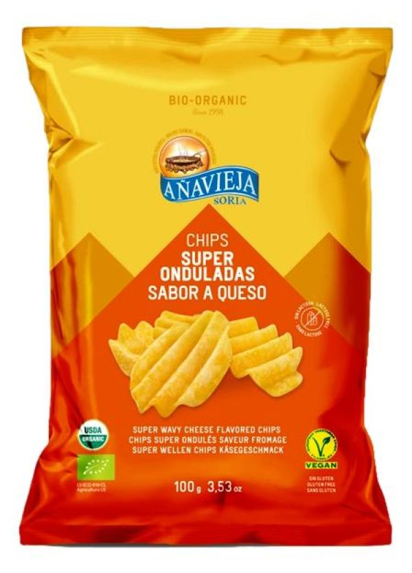 Rippled Cheese Flavored Chips
