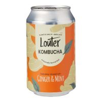 Kombucha με Τζίντζερ & Μέντα