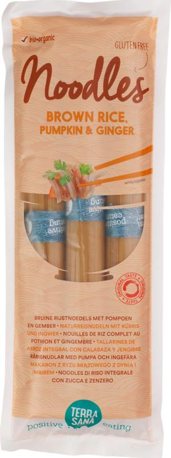 Gluten-Free Brown Rice Noodles with Pumpkin and Ginger