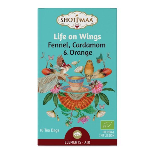 Life on Wings Tea with Fennel, Cardamom, Orange