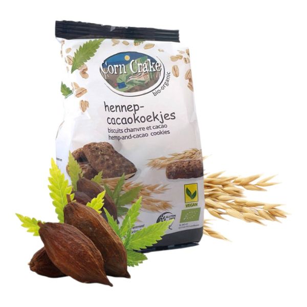 Oat Cookies with Hemp and Cocoa