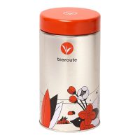 Κουτί Τσαγιού Πορτοκαλί κι Ασημί 100gr