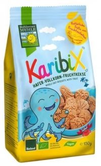 Βιολογικά Μπισκοτάκια Βρώμης Karibix - Χωρίς Ζάχαρη