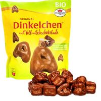 Mini Μπισκότα από Αλεύρι Ντίνκελ και Σοκολάτα