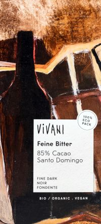 Fine Dark 85% Κακάο Μαύρη Σοκολάτα BIO