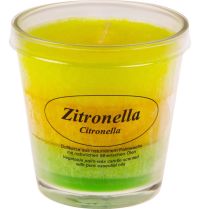 Κερί Σιτρονέλλα Κίτρινο απο 100% Φυτική Στεατίνη