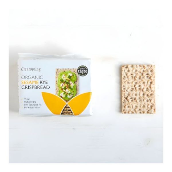 Rye Crackers with Sesame