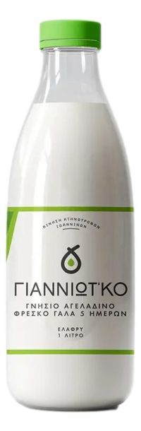 Γάλα Αγελαδινό ελαφρύ 1,5%