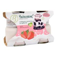 Επιδόρπιο Γιαούρτι με Φράουλα  ΒΙΟ