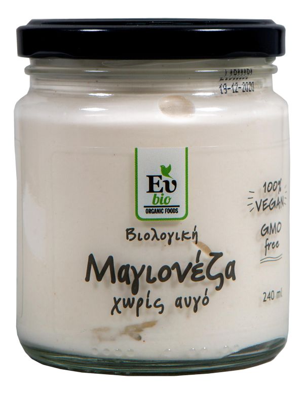 Βιολογική μαγιονέζα χωρίς αυγό