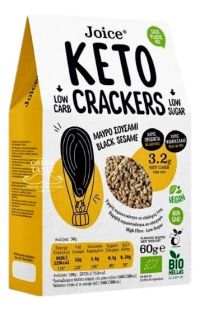 Κράκερς KETO με Μαύρο Σουσάμι