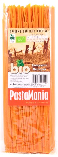 Βιολογικά Σπαγγέτι με Πιπεριά