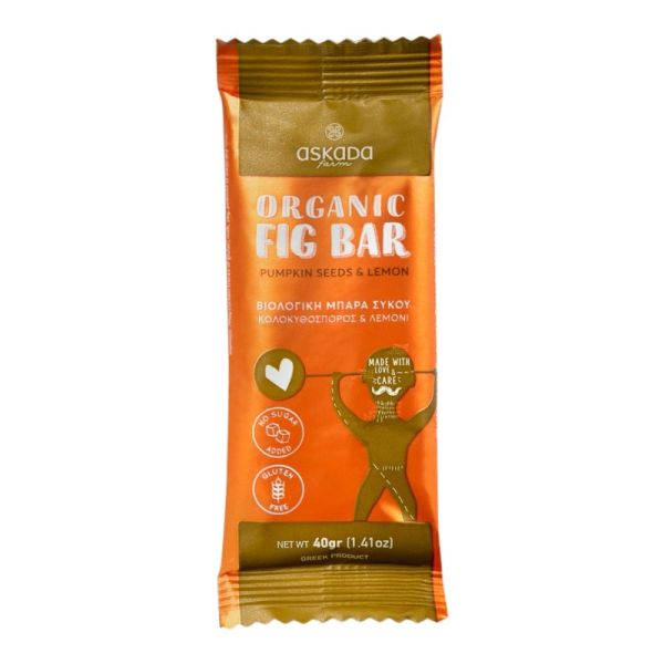 Μπάρα Σύκου με Κολοκυθόσπορο & λεμόνι