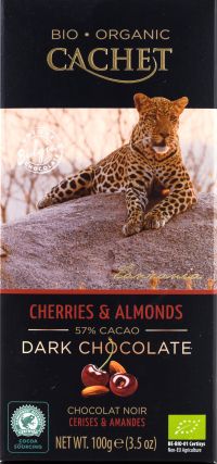 Σοκολάτα Μαύρη με Κεράσι & Αμύγδαλο ΒΙΟ