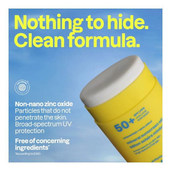 Αντηλιακό σε στίκ χωρίς άρωμα SPF 50